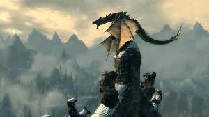 Skyrim - perched dragon