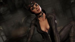 Catwoman perched - from Batman: Arkham City
