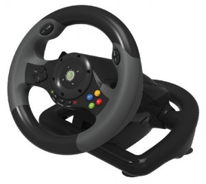 Hori EX2 gaming wheel side view