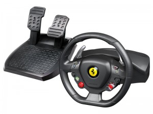 Thrustmaster 458 Italia gaming wheel and pedals