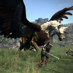 Dragons Dogma - griffin fight