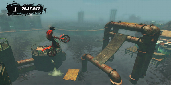 Trials Evolution single player gameplay