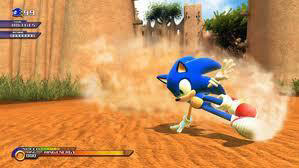 Sonic The Hedgehog in action