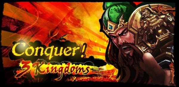 Conquer 3 Kingdoms title screen